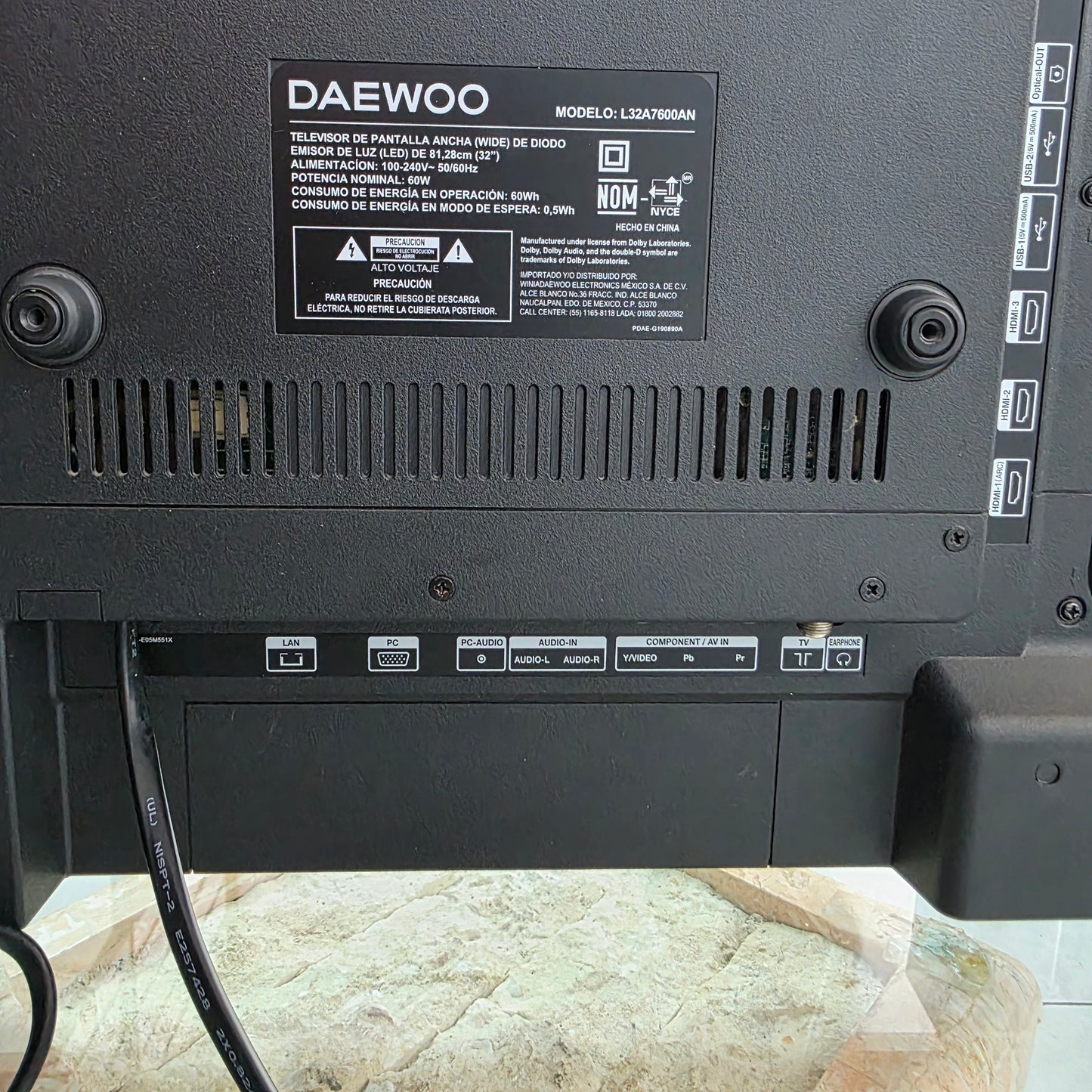 Pantalla DAEWOO 32 pulgadas
