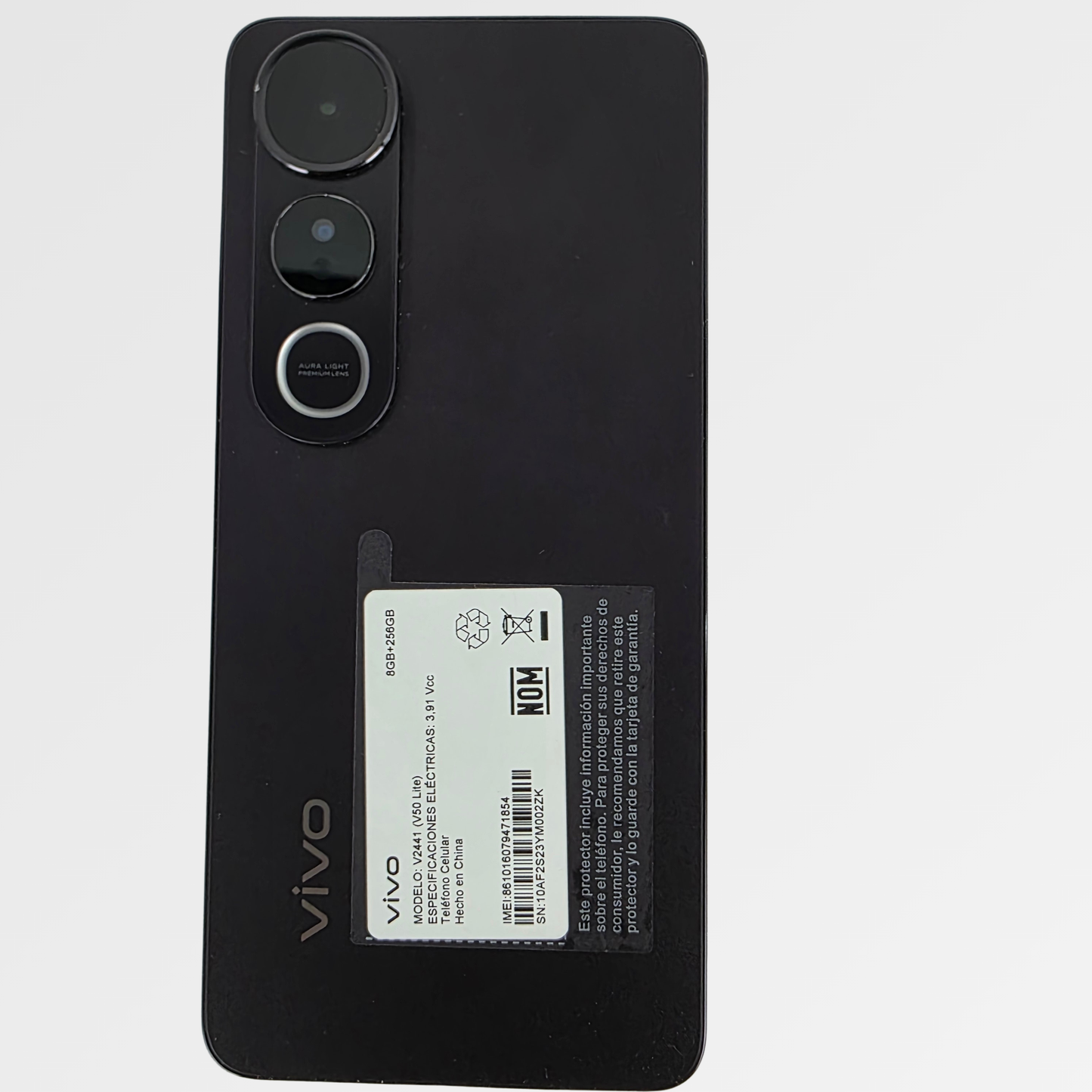 Celular VIVO V50 lite.