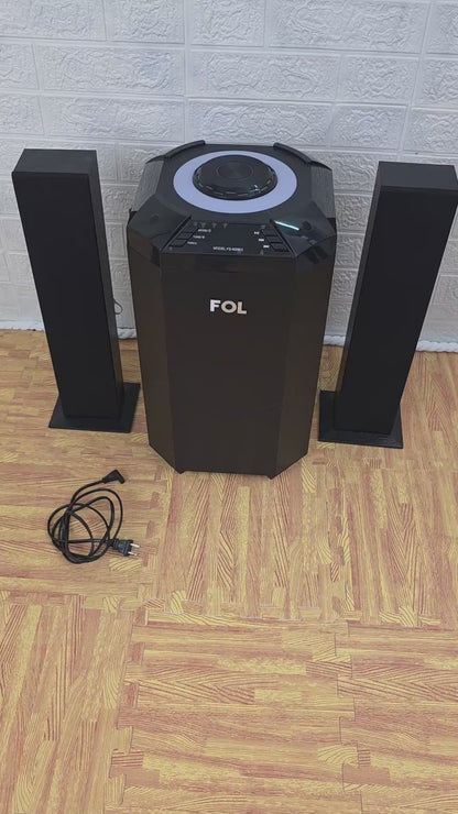 Bocinas con subwoofer FOL.
